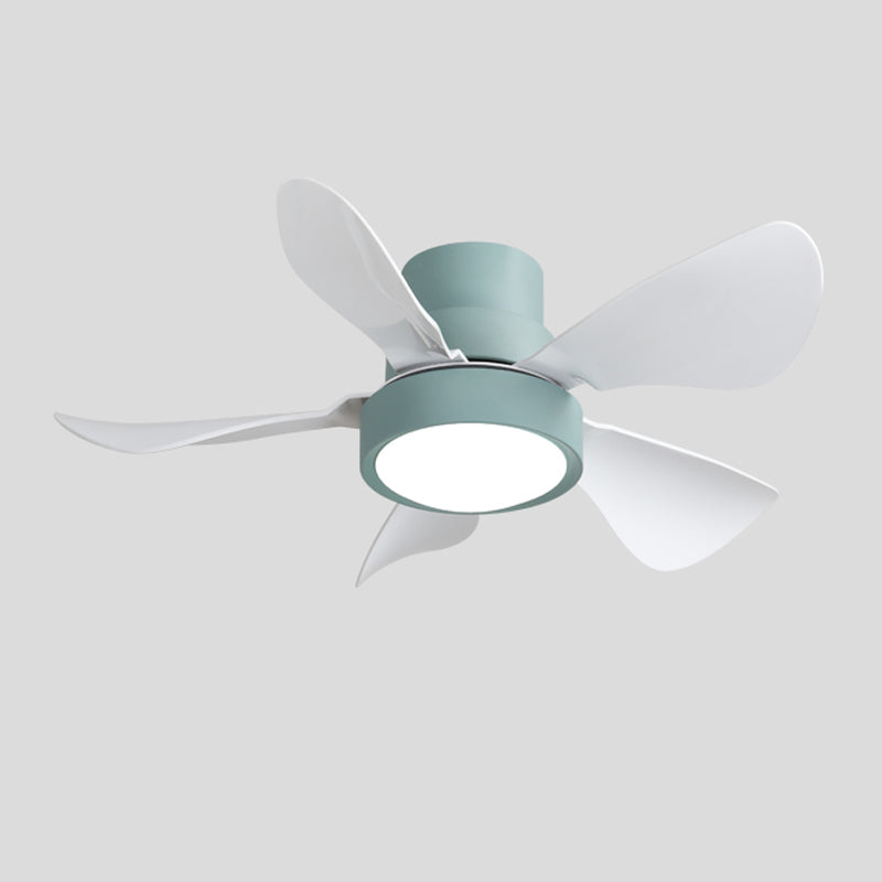 Ceiling Fan Light Metal Nordic Style LED Ceiling Flush Mount for Bedroom