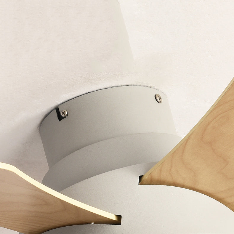 Ceiling Fan Light Metal Nordic Style LED Ceiling Flush Mount for Bedroom