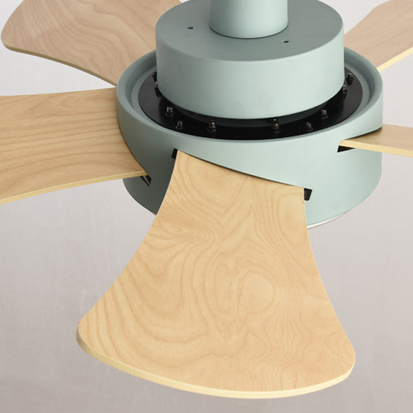 Ceiling Fan Light Metal Nordic Style LED Ceiling Flush Mount for Bedroom