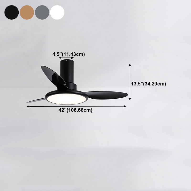 Ceiling Fan Lamp Simplicity Style LED Ceiling Mounted Light for Living Room