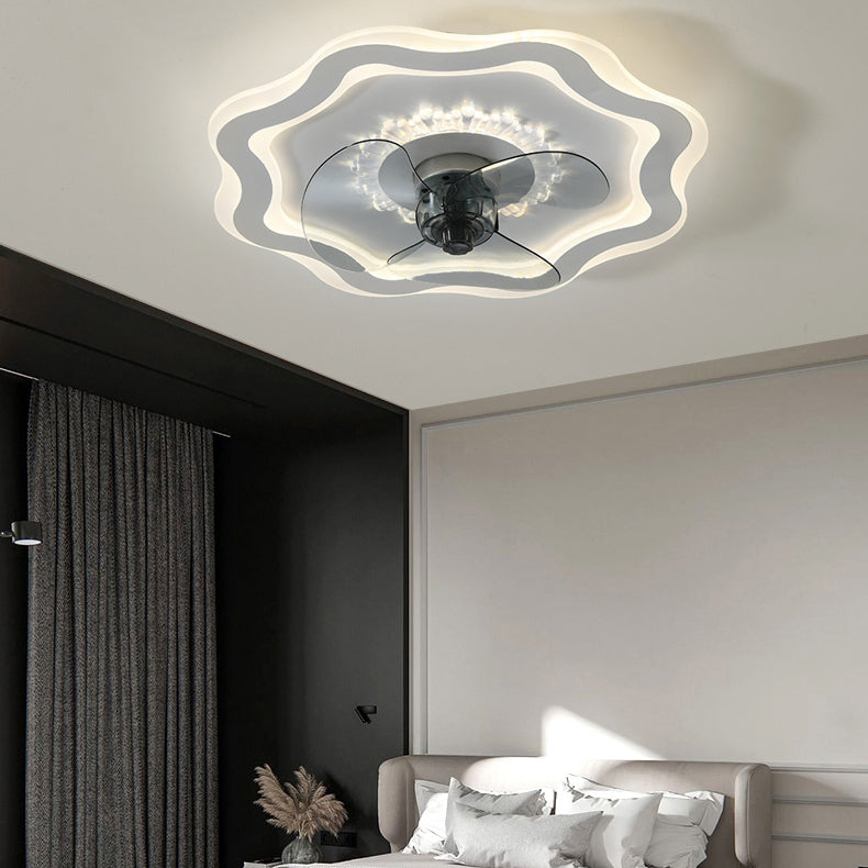 Modern Style Ceiling Fan Lighting Metal Multi Light Ceiling Fan Lighting for Living Room