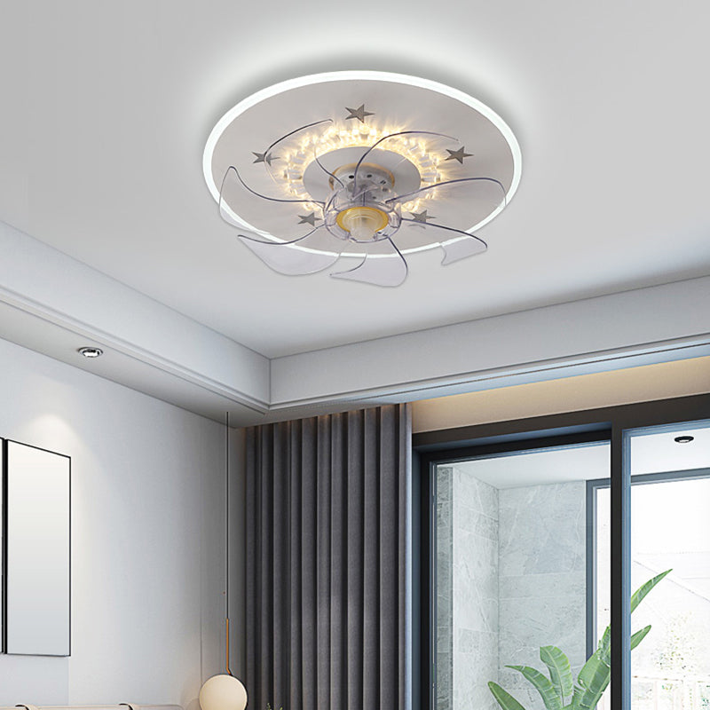 Modern Style Ceiling Fan Lighting Metal Multi Light Ceiling Fan Lighting for Bedroom