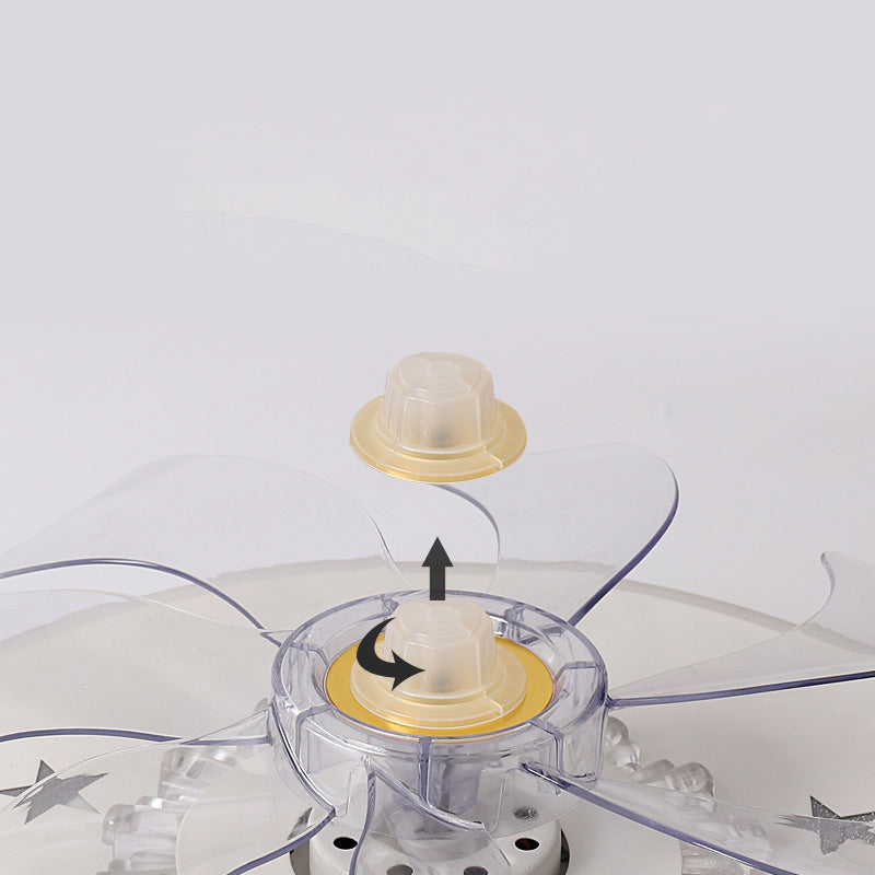 Modern Style Ceiling Fan Lighting Metal Multi Light Ceiling Fan Lighting for Bedroom