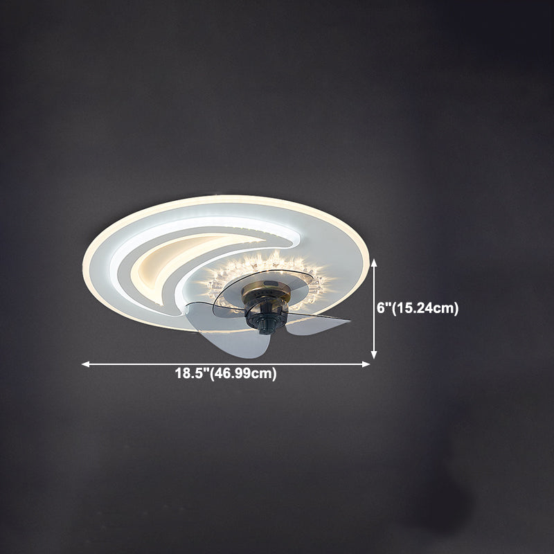 Modern Style Ceiling Fan Lighting Metal Multi Light Ceiling Fan Lighting for Bedroom