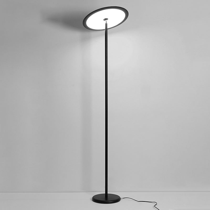 Nordic Linear Floor Lamp Metal 63" High LED Floor Light for Living Room