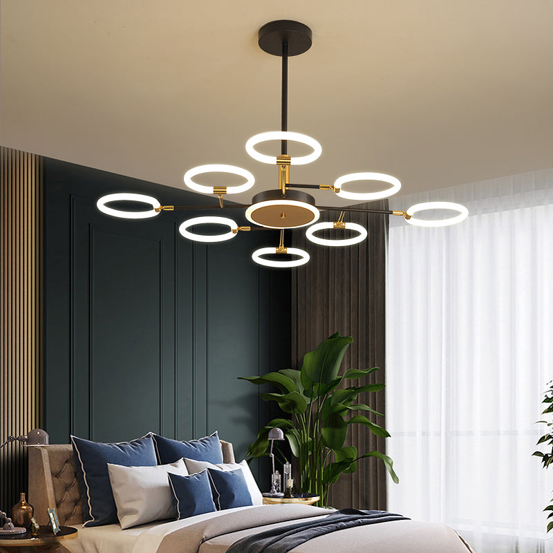 Contemporary Geometry Shape Pendant Chandeliers Metal Chandelier Lighting Fixtures