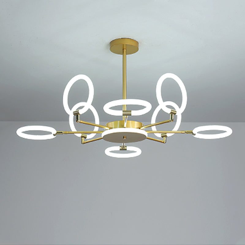 Contemporary Geometry Shape Pendant Chandeliers Metal Chandelier Lighting Fixtures