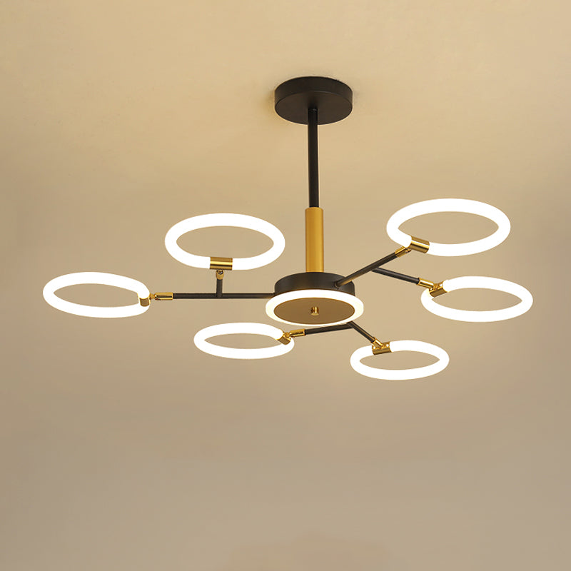 Contemporary Geometry Shape Pendant Chandeliers Metal Chandelier Lighting Fixtures