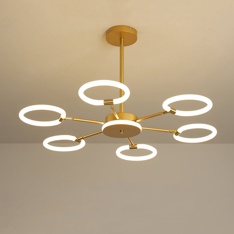 Contemporary Geometry Shape Pendant Chandeliers Metal Chandelier Lighting Fixtures