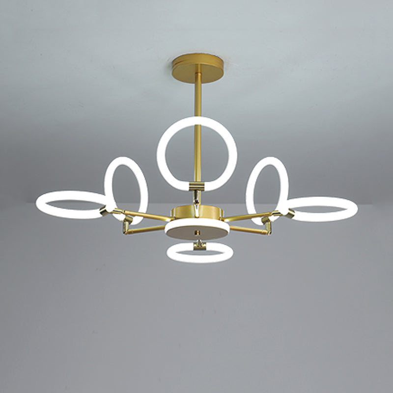 Contemporary Geometry Shape Pendant Chandeliers Metal Chandelier Lighting Fixtures