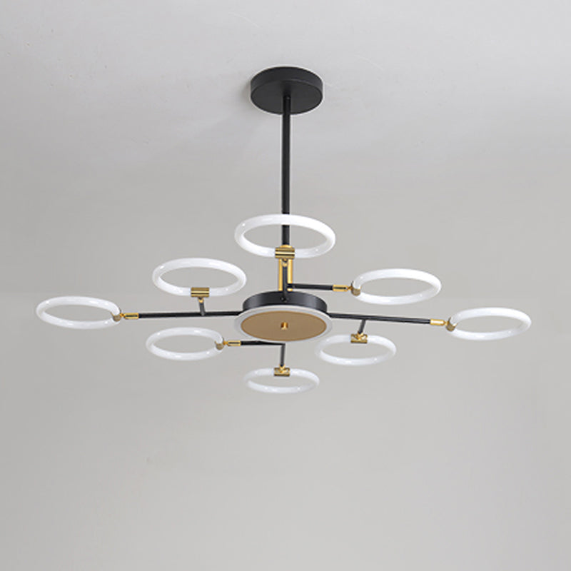 Contemporary Geometry Shape Pendant Chandeliers Metal Chandelier Lighting Fixtures