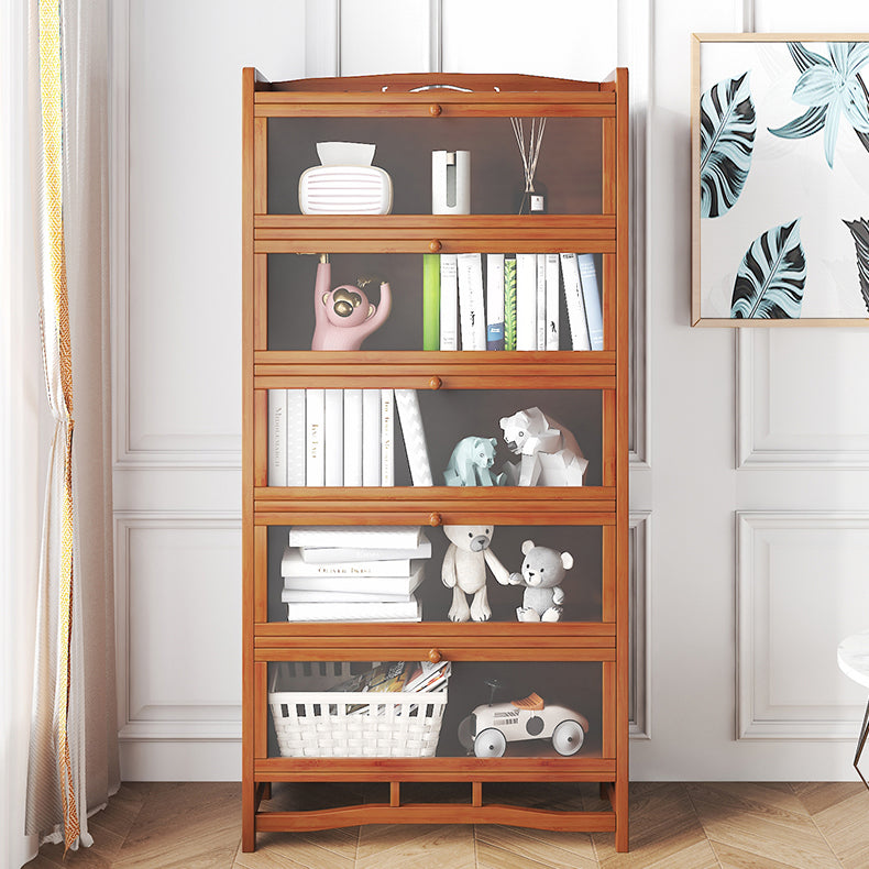 Standard Shelf Bookcase with Doors Modern Bookshelf for Home Office