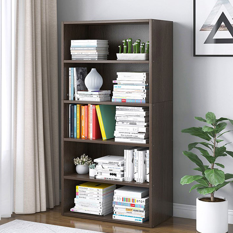 Modern Vertical Standard Bookcase Manufactured Wood Bookshelf for Home