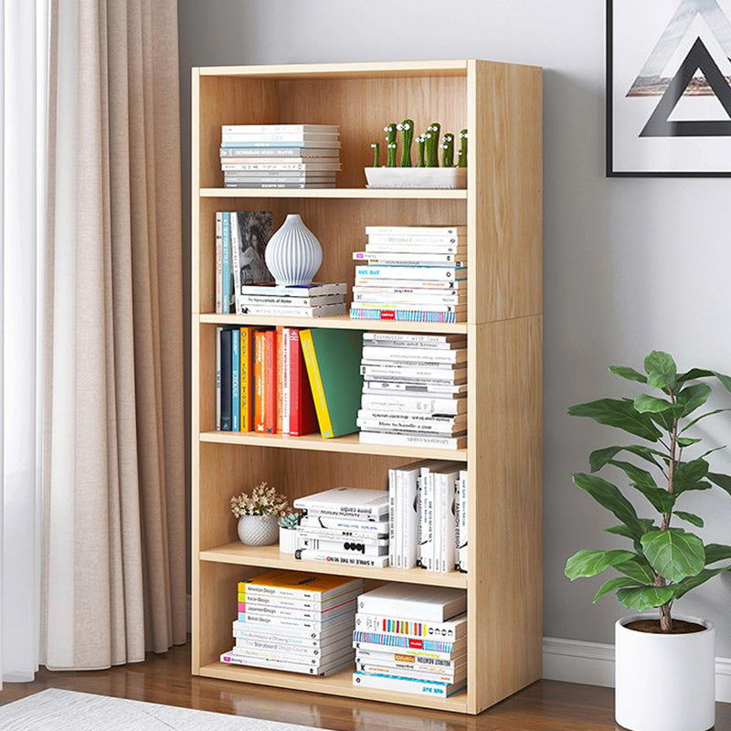 Modern Vertical Standard Bookcase Manufactured Wood Bookshelf for Home