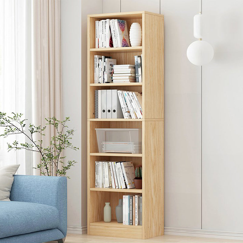 Modern Vertical Standard Bookcase Manufactured Wood Bookshelf for Home