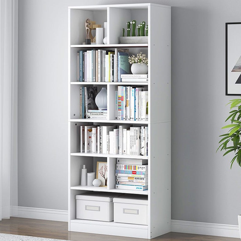 Modern Vertical Standard Bookcase Manufactured Wood Bookshelf for Home