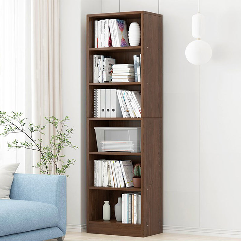 Modern Vertical Standard Bookcase Manufactured Wood Bookshelf for Home