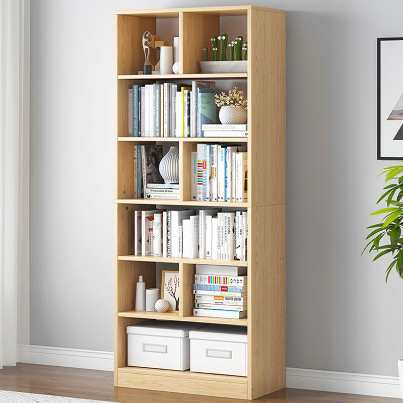 Modern Vertical Standard Bookcase Manufactured Wood Bookshelf for Home