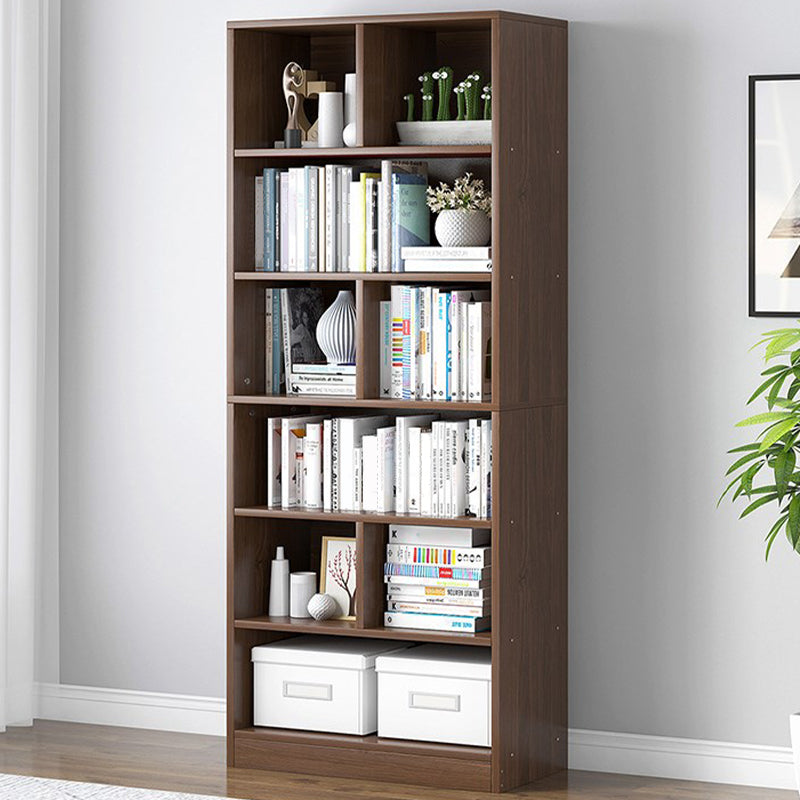 Modern Vertical Standard Bookcase Manufactured Wood Bookshelf for Home