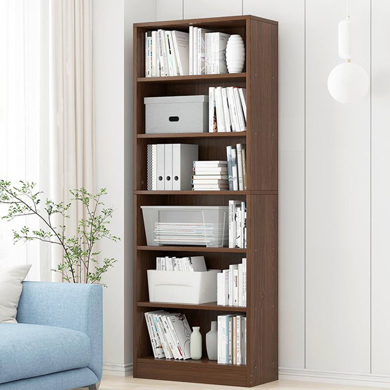 Modern Vertical Standard Bookcase Manufactured Wood Bookshelf for Home