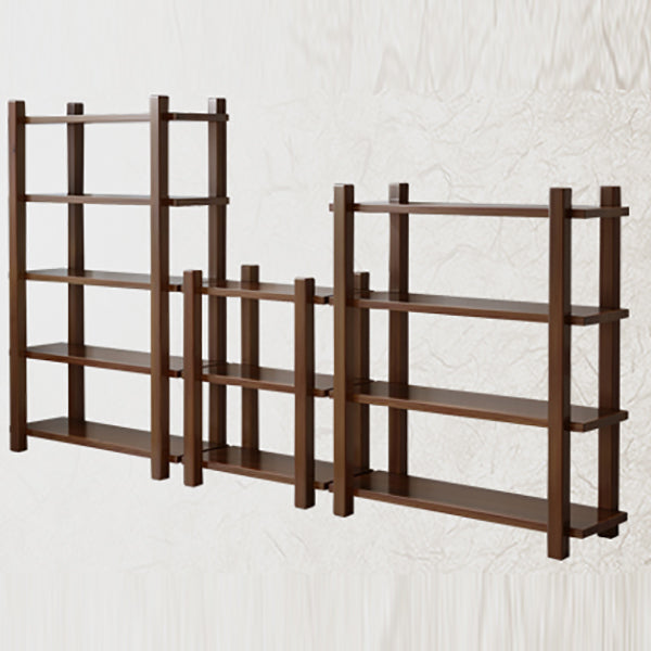 Vertical Shelf Bookcase with Shelves Wooden Bookshelf for Home Office
