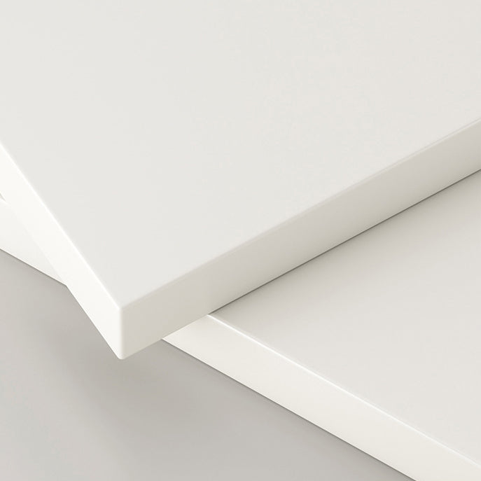 Manufactured Wood Corner Bookshelf Closed Back Vertical Bookcase for Home