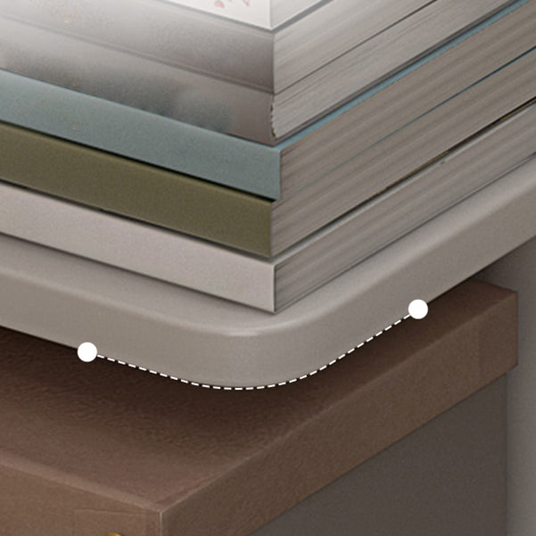 13.78"W Bookshelf Urban Style Invisible Bookcase for Office and Home