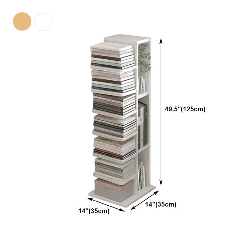 13.78"W Bookshelf Urban Style Invisible Bookcase for Office and Home