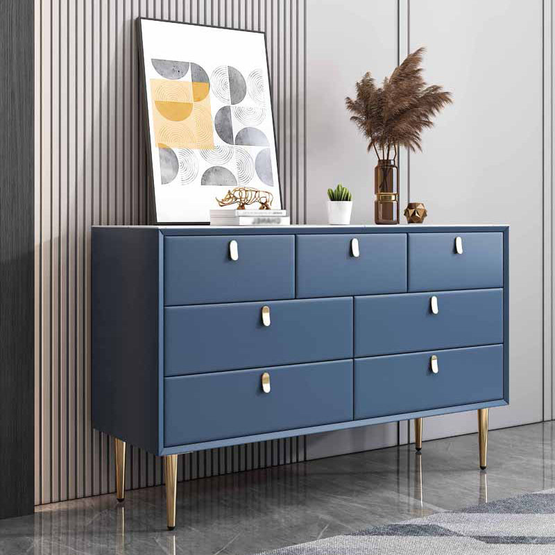 Modern Stone Buffet Sideboard 15.7"D Dining Room Buffet Server with Drawer