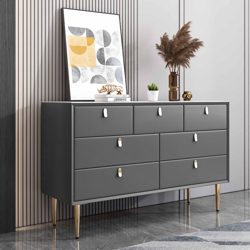 Modern Stone Buffet Sideboard 15.7"D Dining Room Buffet Server with Drawer