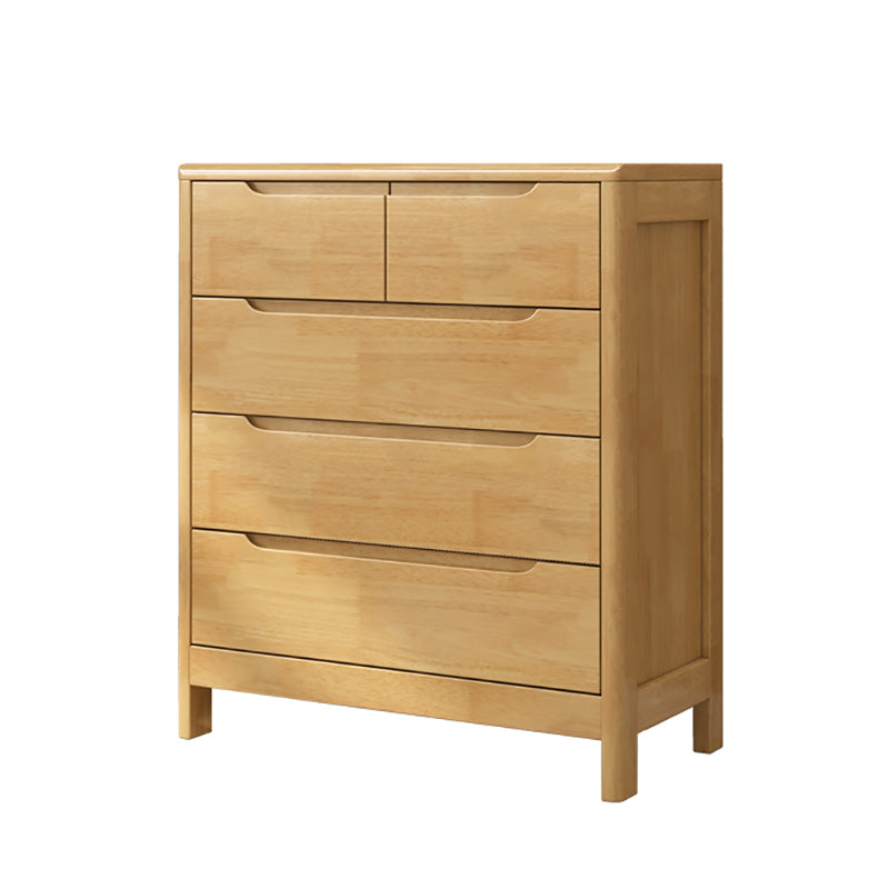 Modern Style Sideboard Buffet with Rubberwood Solid Wood Drawers and Storage Sideboard