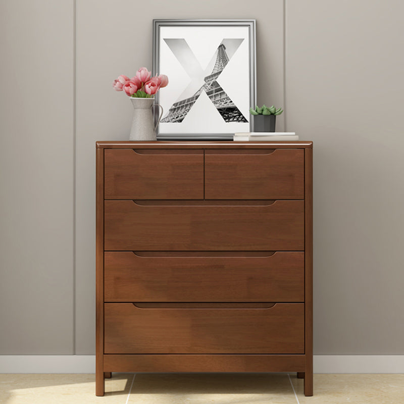 Modern Style Sideboard Buffet with Rubberwood Solid Wood Drawers and Storage Sideboard