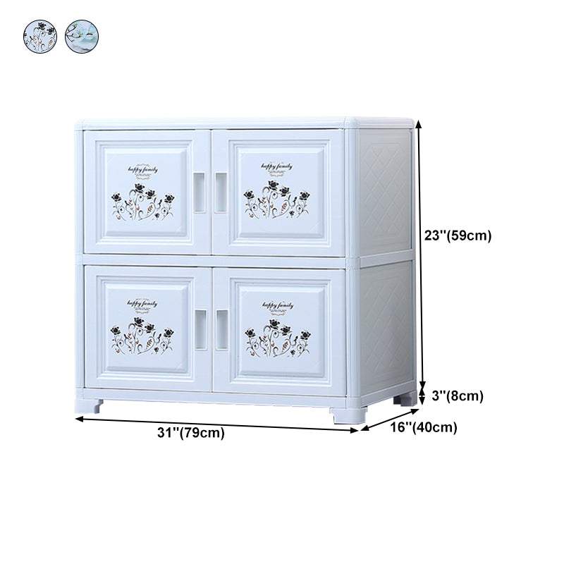 Modern Style Sideboard with Acrylic Doors Cabinets Storage Sideboard for Dining Room