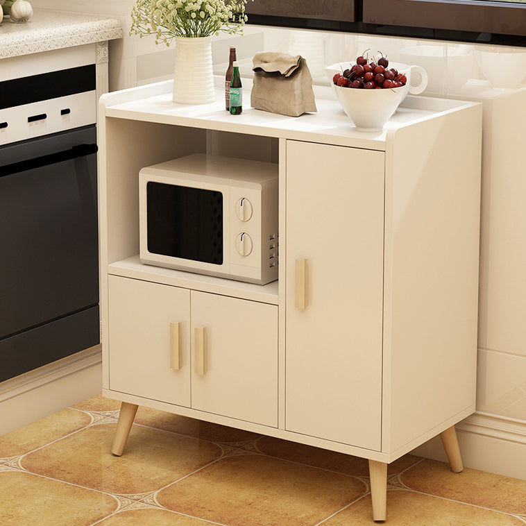 Living Room Simple Buffet Server Artificial Wood Frame Kitchen Server