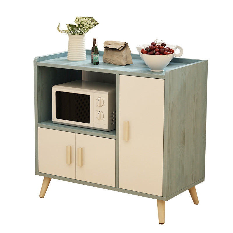 Living Room Simple Buffet Server Artificial Wood Frame Kitchen Server