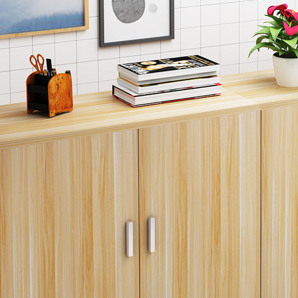 Artificial Wood Dining Room Sideboard Cabinet Modern Server Cabinet with Storage