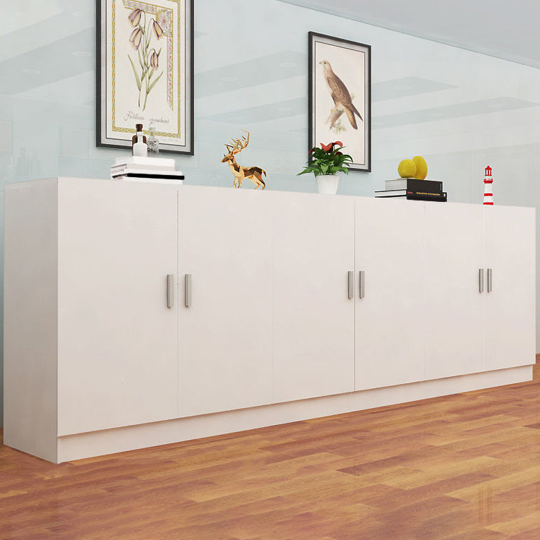 Artificial Wood Dining Room Sideboard Cabinet Modern Server Cabinet with Storage