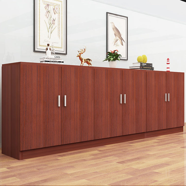 Artificial Wood Dining Room Sideboard Cabinet Modern Server Cabinet with Storage