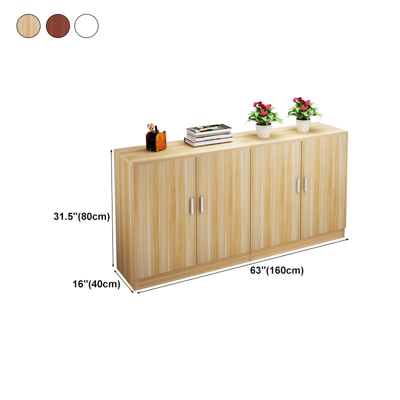 Artificial Wood Dining Room Sideboard Cabinet Modern Server Cabinet with Storage