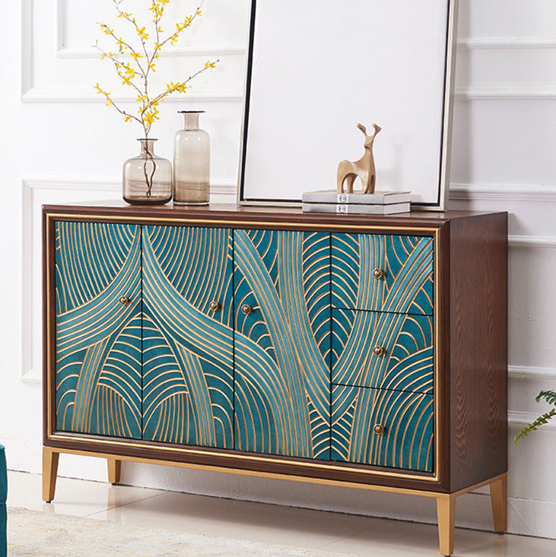 Modern Style Buffet Sideboard for Living Room with Engineered Wood Storage Sideboard