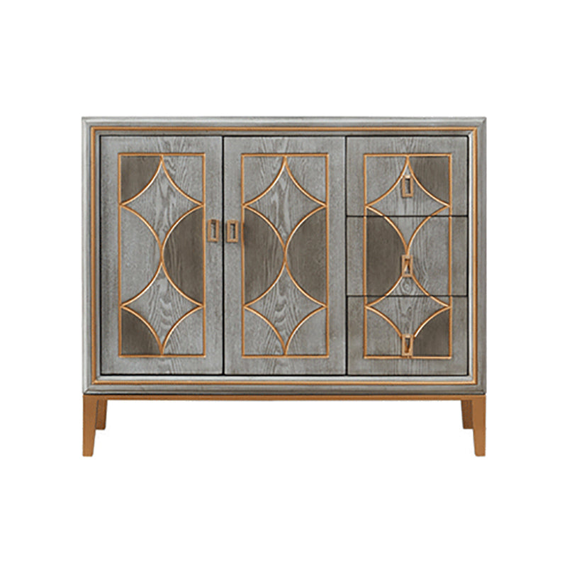 Modern Style Buffet Sideboard for Living Room with Engineered Wood Storage Sideboard