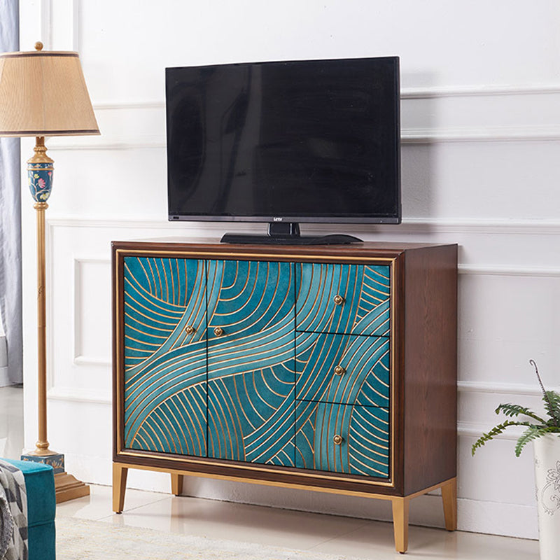 Modern Style Buffet Sideboard for Living Room with Engineered Wood Storage Sideboard