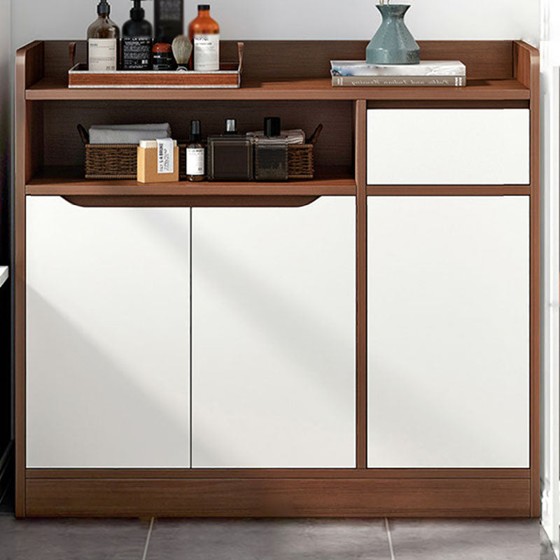 Modern Living Room Buffet/Console Open Storage Cabinets Sideboard Table