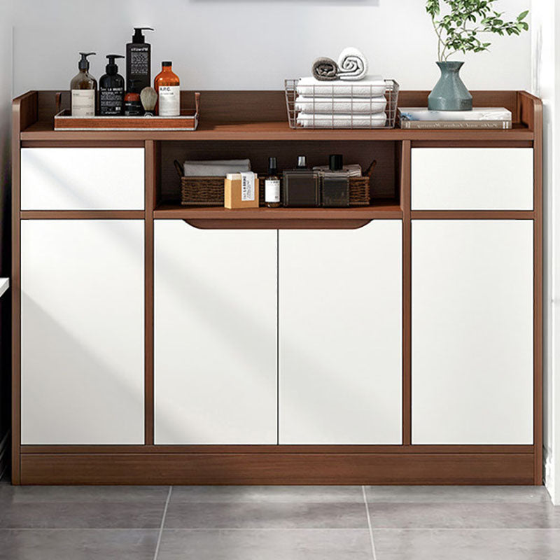 Modern Living Room Buffet/Console Open Storage Cabinets Sideboard Table