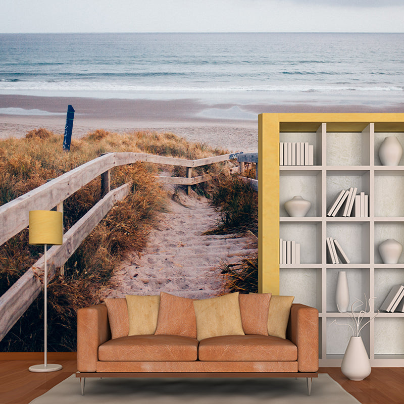 Photography Wall Mural Wallpaper Outdoor Path Sitting Room Wall Mural