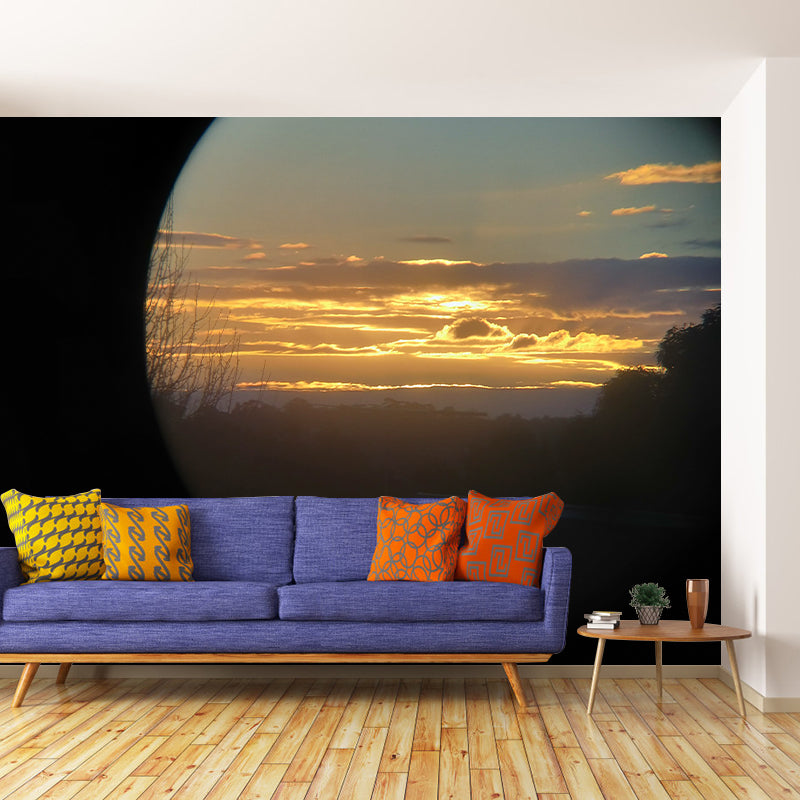 Environmental Wall Mural Wallpaper Dreamy Sky Living Room Wall Mural