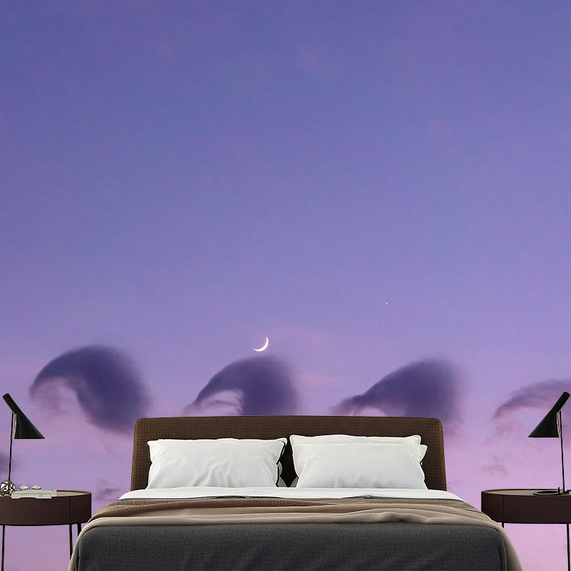 Modern Style Mural Wallpaper Dreamy Sky Photography Indoor Wall Mural