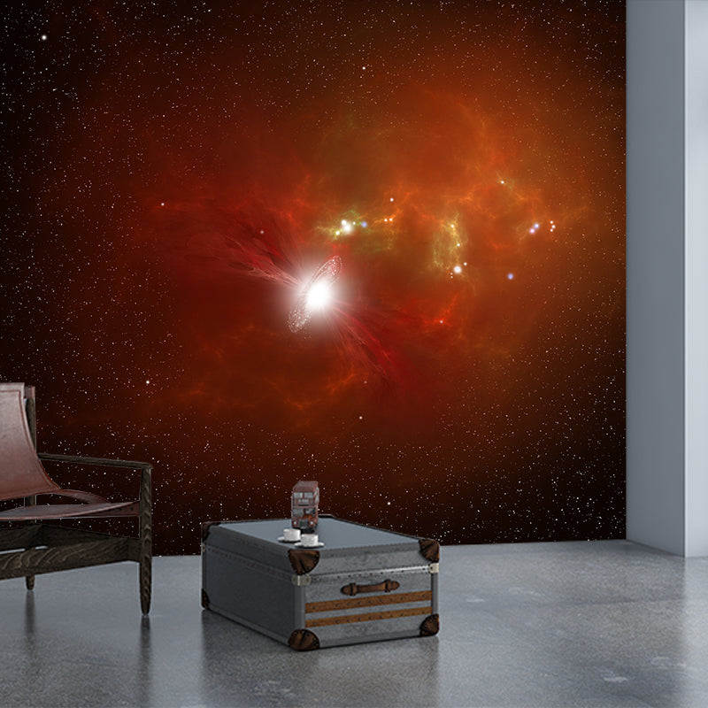 Wall Mural Photography Environment Friendly Mural Wallpaper Dreamy Galaxy Bedroom