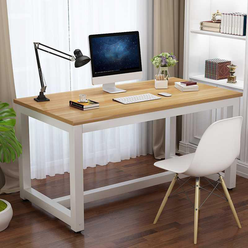 Office Rectangular Desk Home Bedroom Writing Artificial Wood Desk