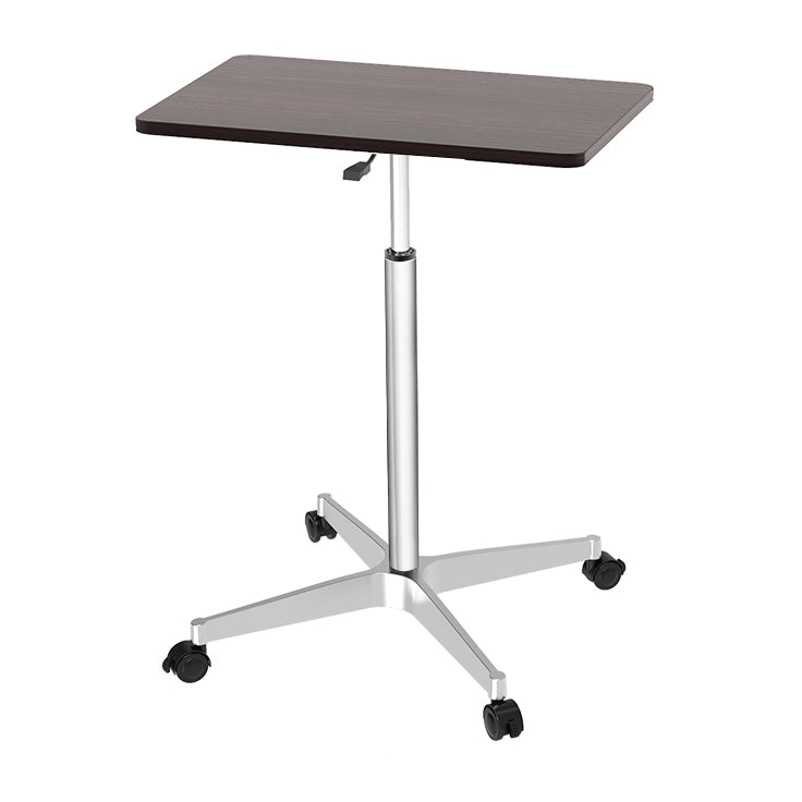 Modern Style Wooden Office Desk Rectangular Adjustable Desk with Caster Wheels